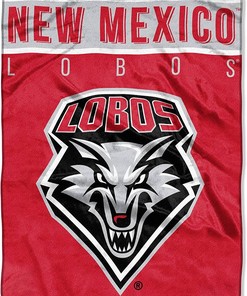 Ncaa New Mexico Lobos Sherpa Blanket Fleece Blanket Gifts for Fans