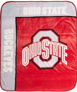 Ncaa Ohio State Buckeyes Sherpa Blanket Fleece Blanket Gifts for Ncaa Fans