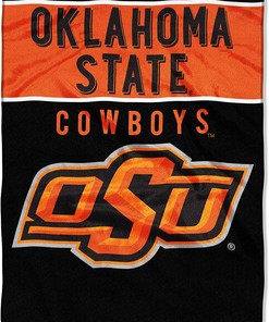 Ncaa Oklahoma State Cowboys Sherpa Blanket Fleece Blanket Gifts for Ncaa Fans