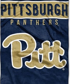 Ncaa Pittsburgh Panthers Sherpa Blanket Fleece Blanket Gifts for Ncaa Fans