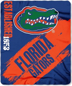 Ncaa Printed Florida Gators Sherpa Blanket Fleece Blanket Gifts for Fans