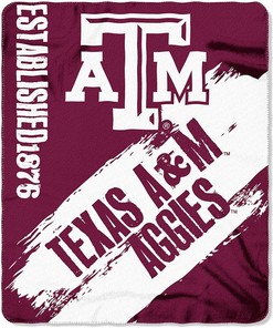 NCAA Texas A&M Aggies Sherpa Fleece Blanket #23