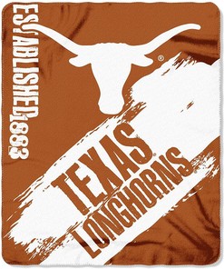 Ncaa Printed Texas Longhorns Sherpa Blanket Fleece Blanket Gifts for Fans