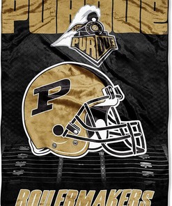 Ncaa Purdue Boilermakers Sherpa Blanket Fleece Blanket Gifts for Ncaa Fans