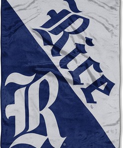 Ncaa Rice Owls Sherpa Blanket Fleece Blanket Gifts for Fans