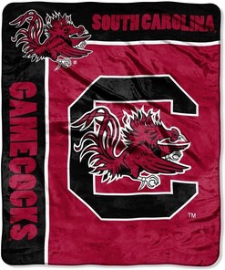 Ncaa South Carolina Gamecocks Sherpa Blanket Fleece Blanket Gifts for Fans