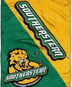 Ncaa Southeastern Louisiana Lions Sherpa Blanket Fleece Blanket Gifts for Fans