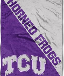 Ncaa Tcu Horned Frogs Sherpa Blanket Fleece Blanket Gifts for Ncaa Fans