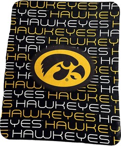 Ncaa Team Iowa Hawkeyes Sherpa Blanket Fleece Blanket Gifts for Fans