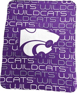Ncaa Team Kansas State Wildcats Sherpa Blanket Fleece Blanket Gifts for Fans