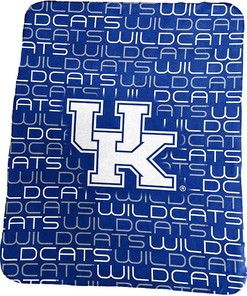 Ncaa Team Kentucky Wildcats Sherpa Blanket Fleece Blanket Gifts for Fans