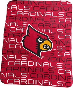 Ncaa Team Louisville Cardinals Sherpa Blanket Fleece Blanket Gifts for Fans