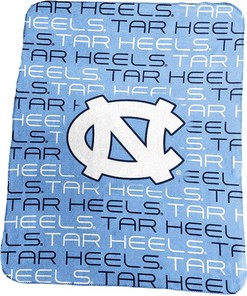 Ncaa Team North Carolina Tar Heels Sherpa Blanket Fleece Blanket Gifts for Fans