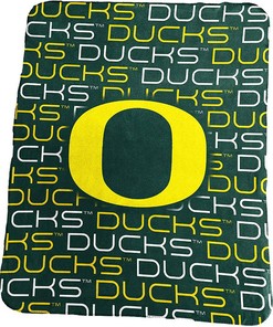 Ncaa Team Oregon Ducks Sherpa Blanket Fleece Blanket Gifts for Fans