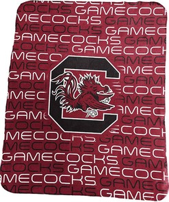 Ncaa Team South Carolina Fighting Gamecocks Sherpa Blanket Fleece Blanket Gifts for Fans