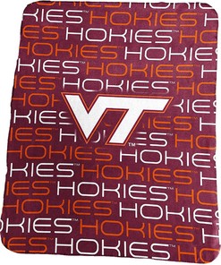 Ncaa Team Virginia Tech Hokies Sherpa Blanket Fleece Blanket Gifts for Fans