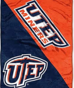 Ncaa Texas El Paso Miners Sherpa Blanket Fleece Blanket Gifts for Fans