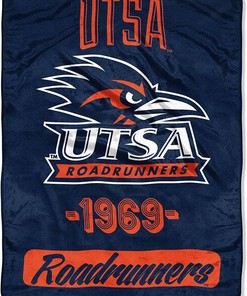 Ncaa Texas San Antonio Roadrunners Sherpa Blanket Fleece Blanket Gifts for Fans
