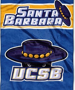 Ncaa Uc Santa Barbara Gauchos Sherpa Blanket Fleece Blanket Gifts for Ncaa Fans