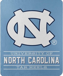 Ncaa Unisex North Carolina Tar Heels Team Sherpa Blanket Fleece Blanket Gifts for Fans