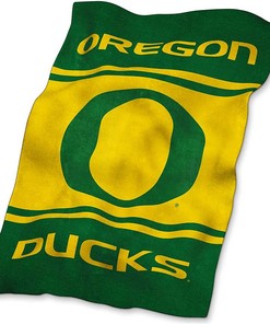 Ncaa Unisex Team Oregon Sherpa Blanket Fleece Blanket Gifts for Fans