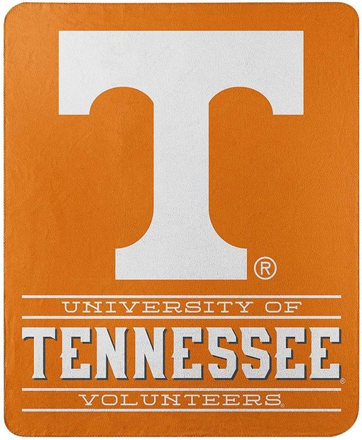 Ncaa Unisex Tennessee Volunteers Team Sherpa Blanket Fleece Blanket Gifts for Fans