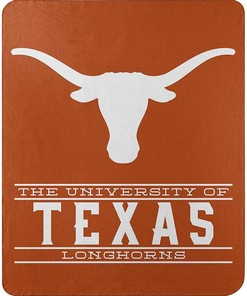 Ncaa Unisex Texas Longhorns Team Sherpa Blanket Fleece Blanket Gifts for Fans
