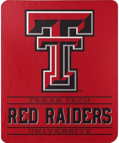 Ncaa Unisex Texas Tech Red Raiders Team Sherpa Blanket Fleece Blanket Gifts for Fans