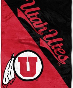 Ncaa Utah Utes Sherpa Blanket Fleece Blanket Gifts for Ncaa Fans