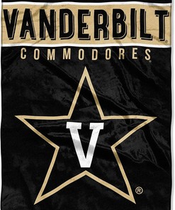 Ncaa Vanderbilt Commodores Sherpa Blanket Fleece Blanket Gifts for Fans