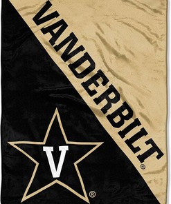 Ncaa Vanderbilt Commodores Sherpa Blanket Fleece Blanket Gifts for Ncaa Fans