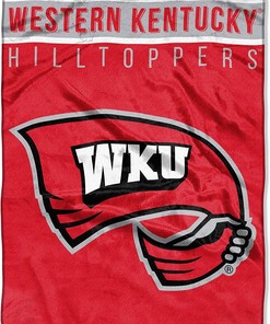 Ncaa Western Kentucky Hilltoppers Sherpa Blanket Fleece Blanket Gifts for Fans