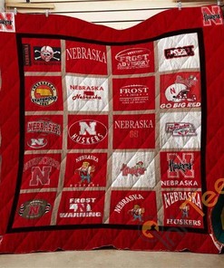 Nebraska Cornhuskers Inspired Personalized Quilt Blanket Bedding Set