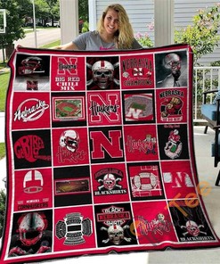 Nebraska Cornhuskers Quilt Blanket Bedding Set