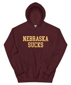Nebraska Sucks Minnesota Rivalry Hoodie Sweatshirt Shirt Gifts for Fans