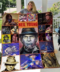 Neil Young Quilt Blanket Bedding Set