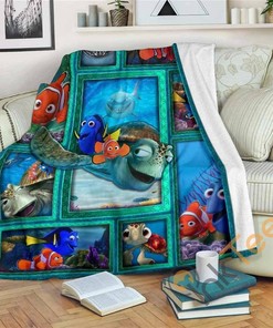Nemo Sherpa Fleece Blanket Gifts for Family, for Couple