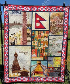 Nepal Quilt Blanket Bedding Set