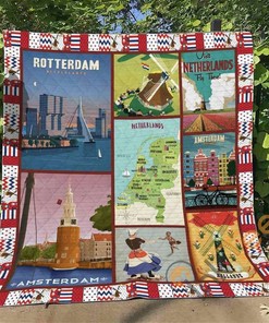 Netherlands 1 Quilt Blanket Bedding Set
