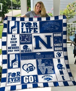 Nevada Wolf Pack Ncaa Nevada Wolf Pack Collection Collection Quilt Blanket Bedding Set