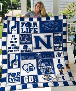 Nevada Wolf Pack Personalized Quilt Blanket Bedding Set