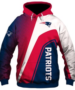 New England Patriots 3D Zip Hoodie Zip Hoodie Pullover Nfl