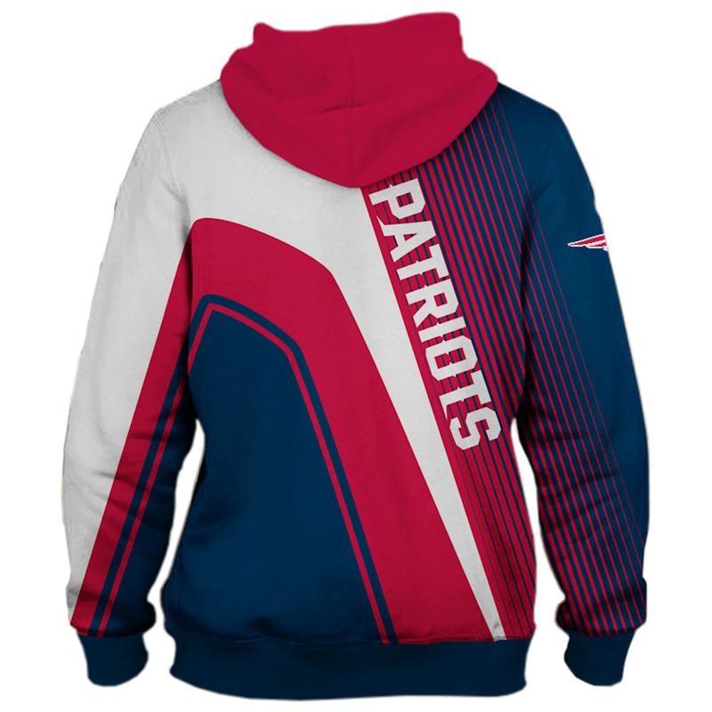 New England Patriots 3D Zip Hoodie Zip Hoodie Pullover Nfl - Image 3