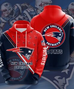 New England Patriots Custom Sport All Over Print Hoodie 3D 12