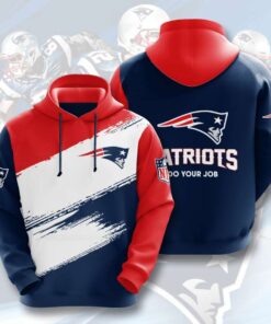 New England Patriots Custom Sport All Over Print Hoodie 3D 16