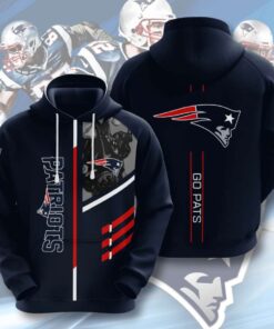 New England Patriots Custom Sport All Over Print Hoodie 3D 6
