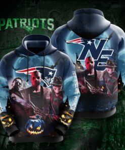 New England Patriots Custom Sport All Over Print Hoodie 3D 8