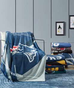 New England Patriots Fleece Blanket Sherpa Blanket Quilt Gift