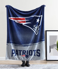 New England Patriots Fleece Blanket Sherpa Blanket Quilt Gifts for Fans