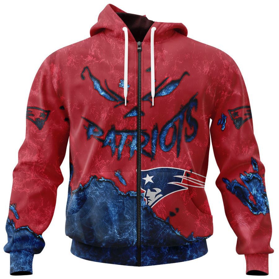 New England Patriots Hoodie 3D Devil Eyes Gift for Fans